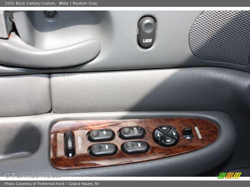 White / Medium Gray 2003 Buick Century Custom
