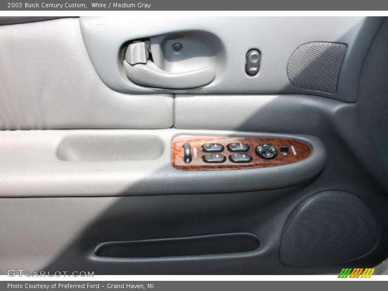 White / Medium Gray 2003 Buick Century Custom