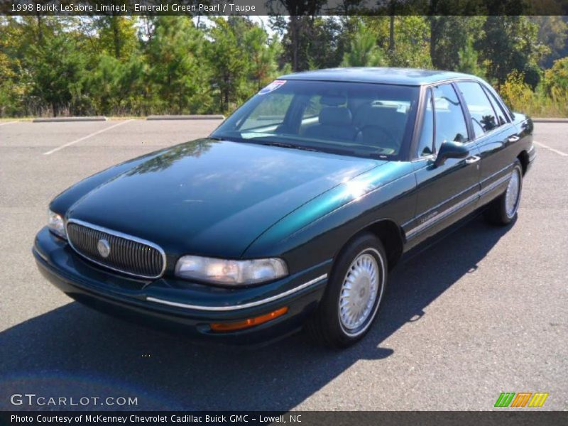 Emerald Green Pearl / Taupe 1998 Buick LeSabre Limited