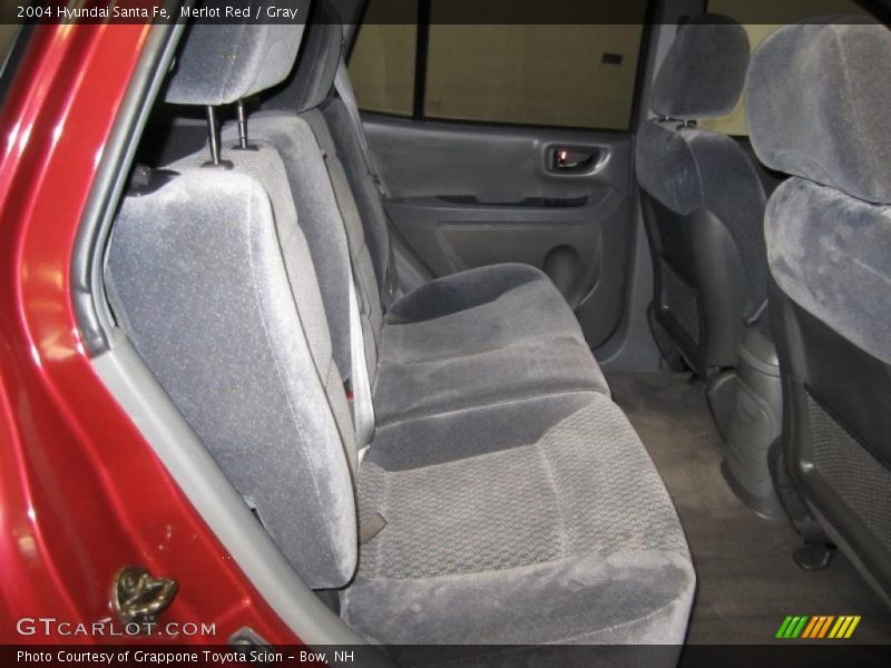 Merlot Red / Gray 2004 Hyundai Santa Fe
