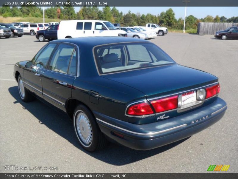 Emerald Green Pearl / Taupe 1998 Buick LeSabre Limited