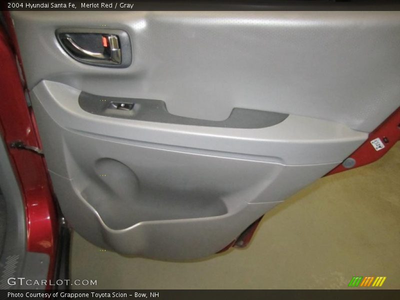 Merlot Red / Gray 2004 Hyundai Santa Fe
