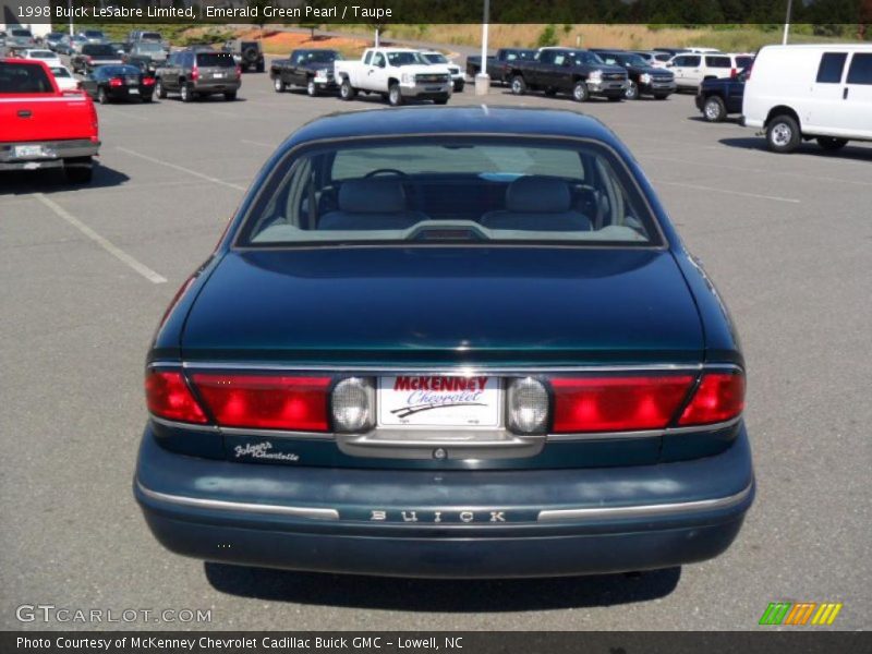 Emerald Green Pearl / Taupe 1998 Buick LeSabre Limited