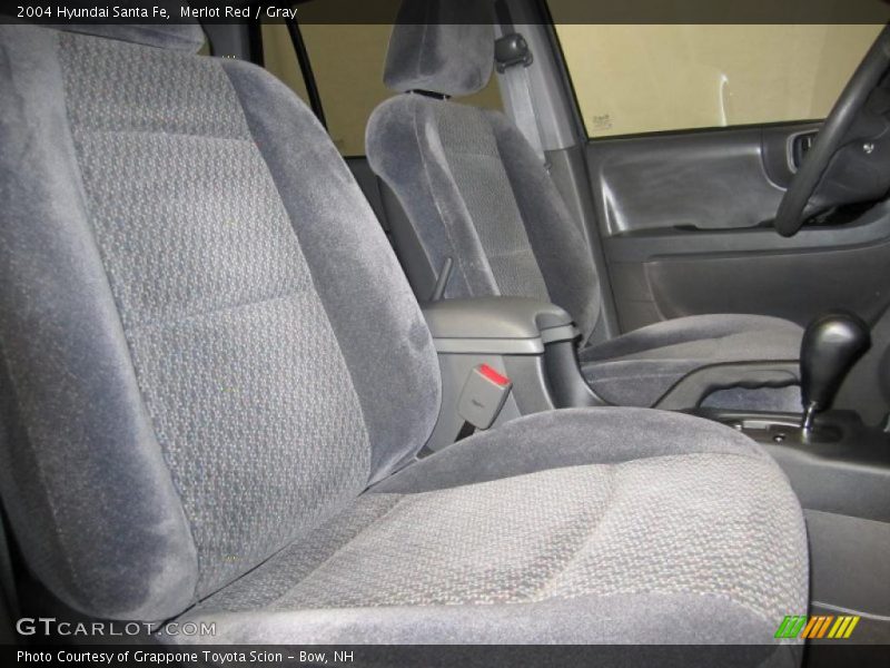 Merlot Red / Gray 2004 Hyundai Santa Fe