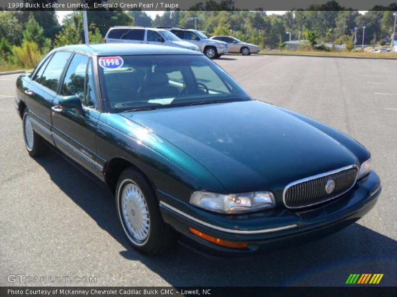 Emerald Green Pearl / Taupe 1998 Buick LeSabre Limited