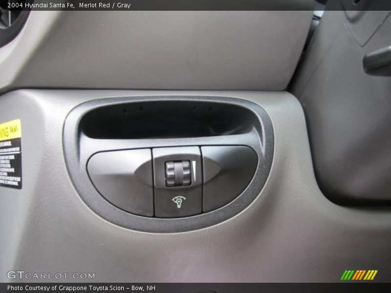 Merlot Red / Gray 2004 Hyundai Santa Fe