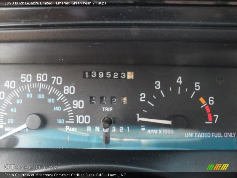 Emerald Green Pearl / Taupe 1998 Buick LeSabre Limited