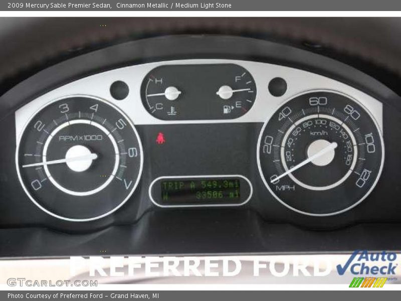 Cinnamon Metallic / Medium Light Stone 2009 Mercury Sable Premier Sedan