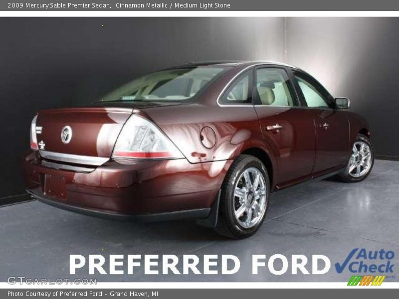 Cinnamon Metallic / Medium Light Stone 2009 Mercury Sable Premier Sedan