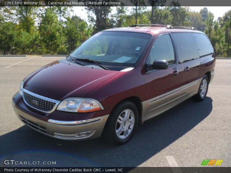 Cabernet Red Metallic / Medium Parchment 2001 Ford Windstar SEL