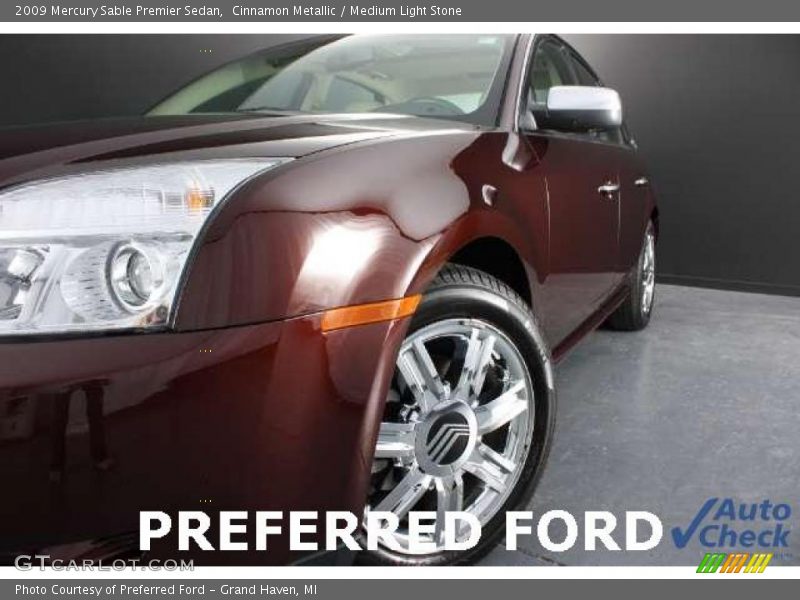 Cinnamon Metallic / Medium Light Stone 2009 Mercury Sable Premier Sedan