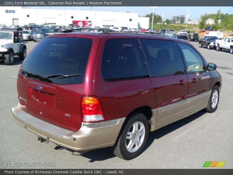 Cabernet Red Metallic / Medium Parchment 2001 Ford Windstar SEL
