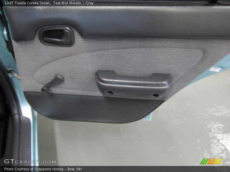 Teal Mist Metallic / Gray 1995 Toyota Corolla Sedan