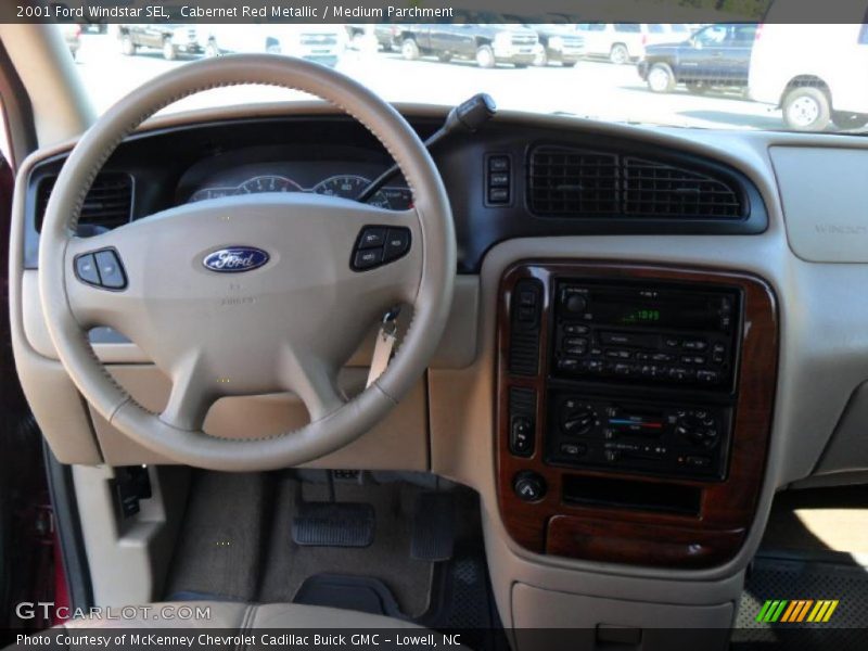 Cabernet Red Metallic / Medium Parchment 2001 Ford Windstar SEL