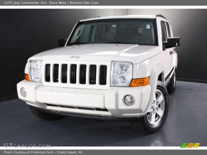 Stone White / Medium Slate Gray 2006 Jeep Commander 4x4
