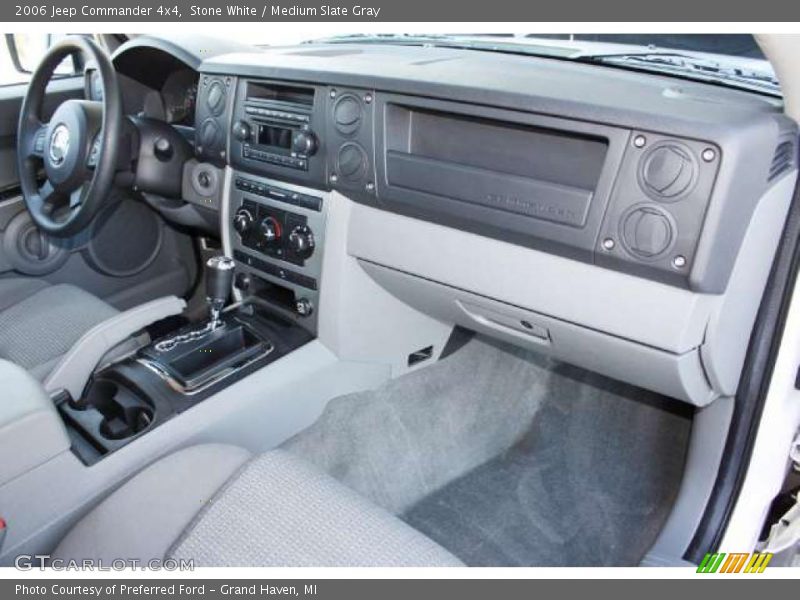 Stone White / Medium Slate Gray 2006 Jeep Commander 4x4