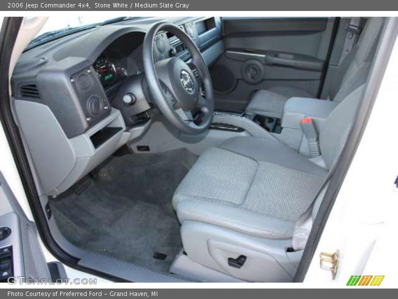 Stone White / Medium Slate Gray 2006 Jeep Commander 4x4