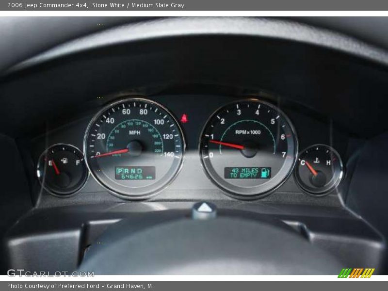 Stone White / Medium Slate Gray 2006 Jeep Commander 4x4