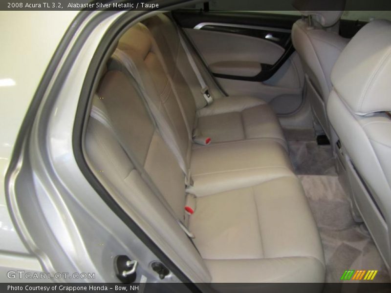Alabaster Silver Metallic / Taupe 2008 Acura TL 3.2