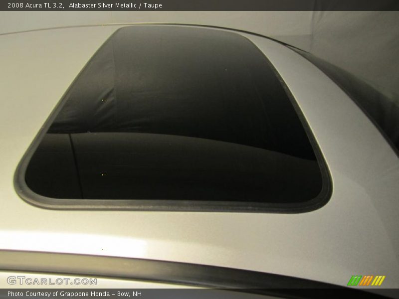 Alabaster Silver Metallic / Taupe 2008 Acura TL 3.2