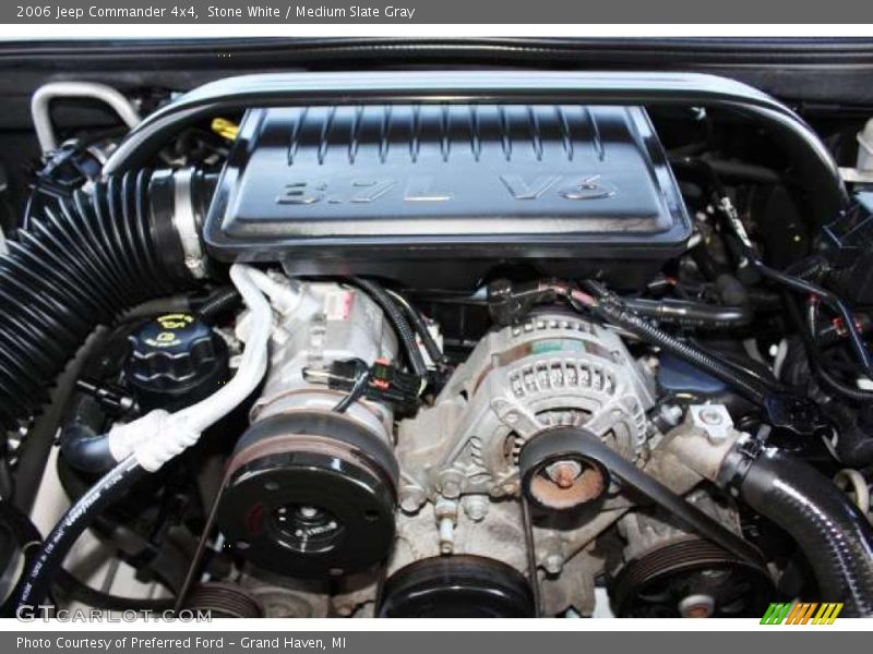 Stone White / Medium Slate Gray 2006 Jeep Commander 4x4