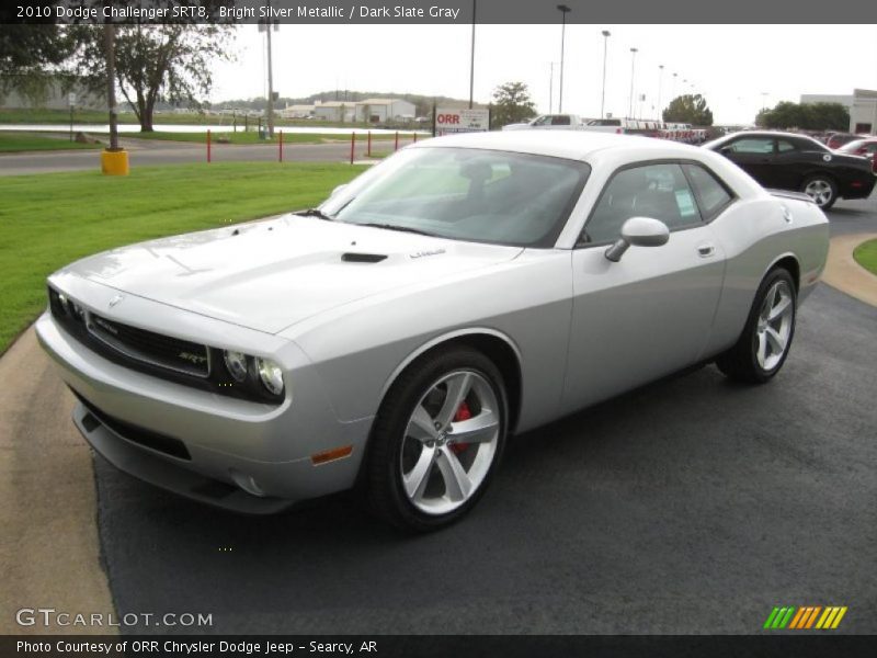 Bright Silver Metallic / Dark Slate Gray 2010 Dodge Challenger SRT8