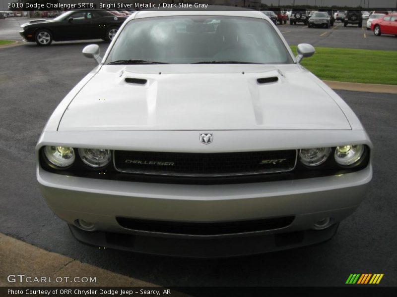 Bright Silver Metallic / Dark Slate Gray 2010 Dodge Challenger SRT8