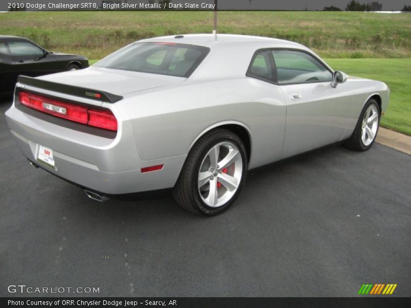 Bright Silver Metallic / Dark Slate Gray 2010 Dodge Challenger SRT8