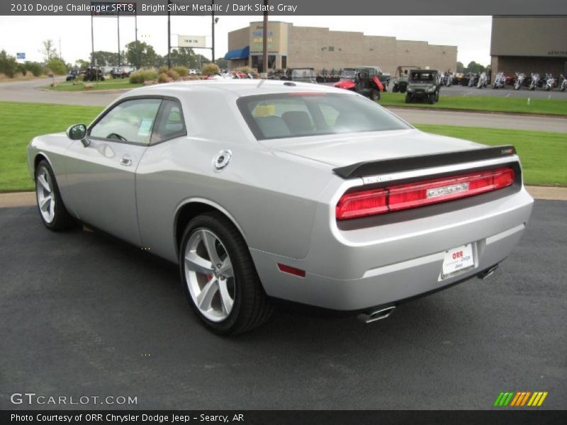 Bright Silver Metallic / Dark Slate Gray 2010 Dodge Challenger SRT8