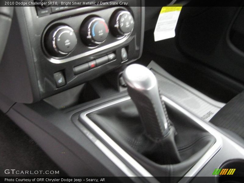 Bright Silver Metallic / Dark Slate Gray 2010 Dodge Challenger SRT8