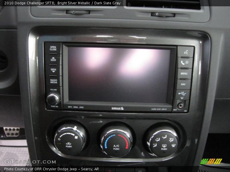 Bright Silver Metallic / Dark Slate Gray 2010 Dodge Challenger SRT8