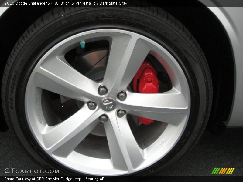 Bright Silver Metallic / Dark Slate Gray 2010 Dodge Challenger SRT8