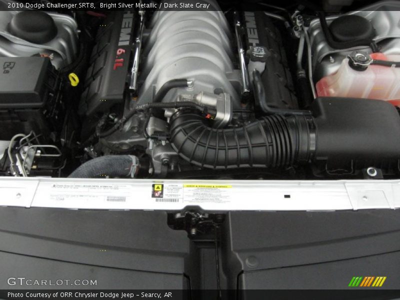 Bright Silver Metallic / Dark Slate Gray 2010 Dodge Challenger SRT8