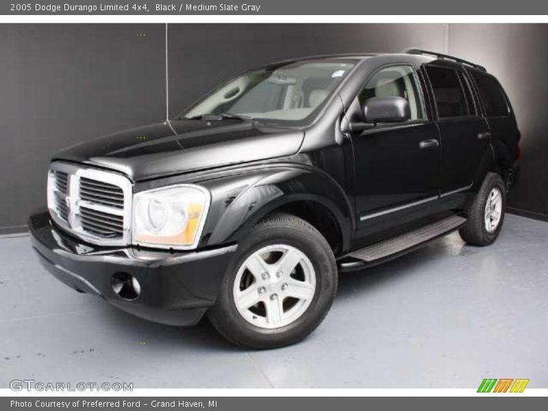 Black / Medium Slate Gray 2005 Dodge Durango Limited 4x4
