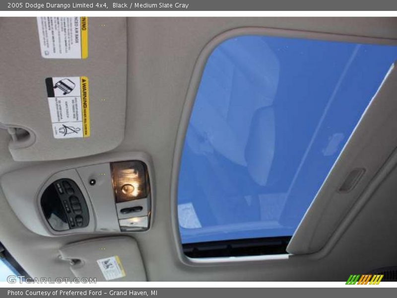 Black / Medium Slate Gray 2005 Dodge Durango Limited 4x4