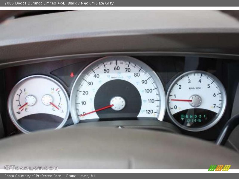 Black / Medium Slate Gray 2005 Dodge Durango Limited 4x4