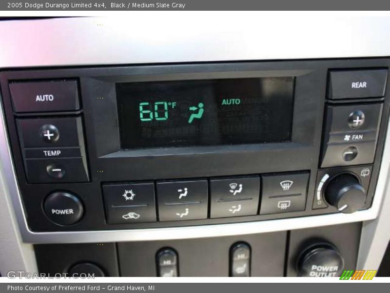 Black / Medium Slate Gray 2005 Dodge Durango Limited 4x4