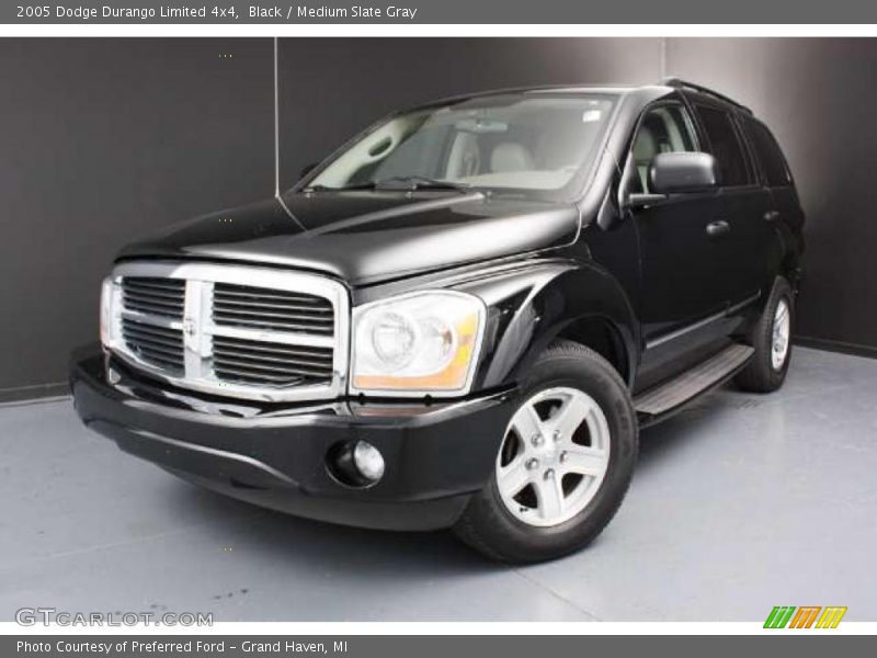 Black / Medium Slate Gray 2005 Dodge Durango Limited 4x4