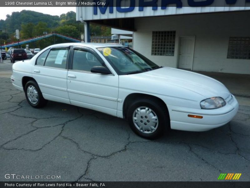 Bright White / Medium Gray 1998 Chevrolet Lumina LS