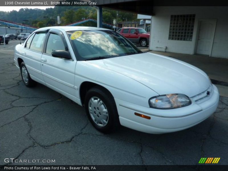 Bright White / Medium Gray 1998 Chevrolet Lumina LS