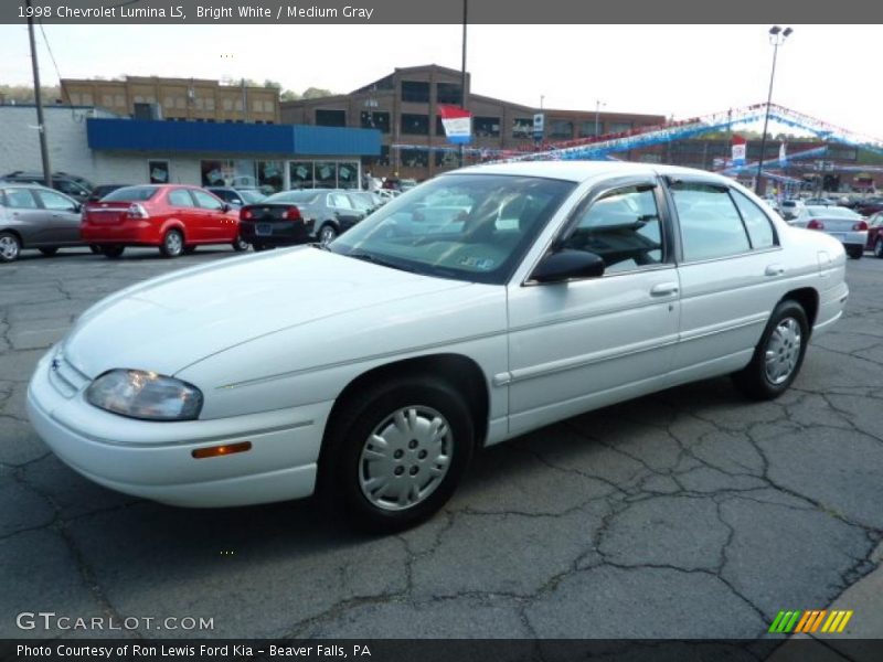 Bright White / Medium Gray 1998 Chevrolet Lumina LS