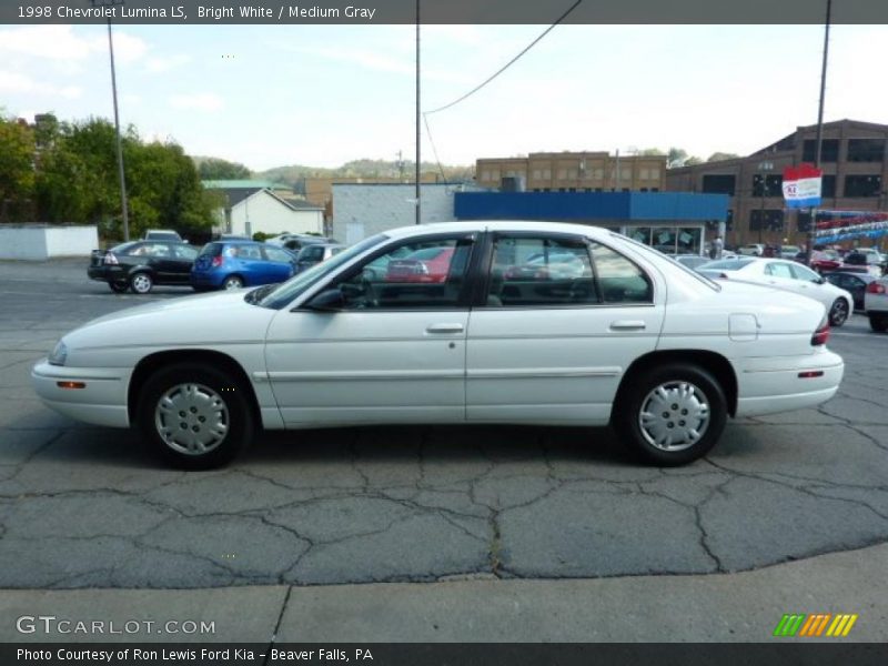 Bright White / Medium Gray 1998 Chevrolet Lumina LS