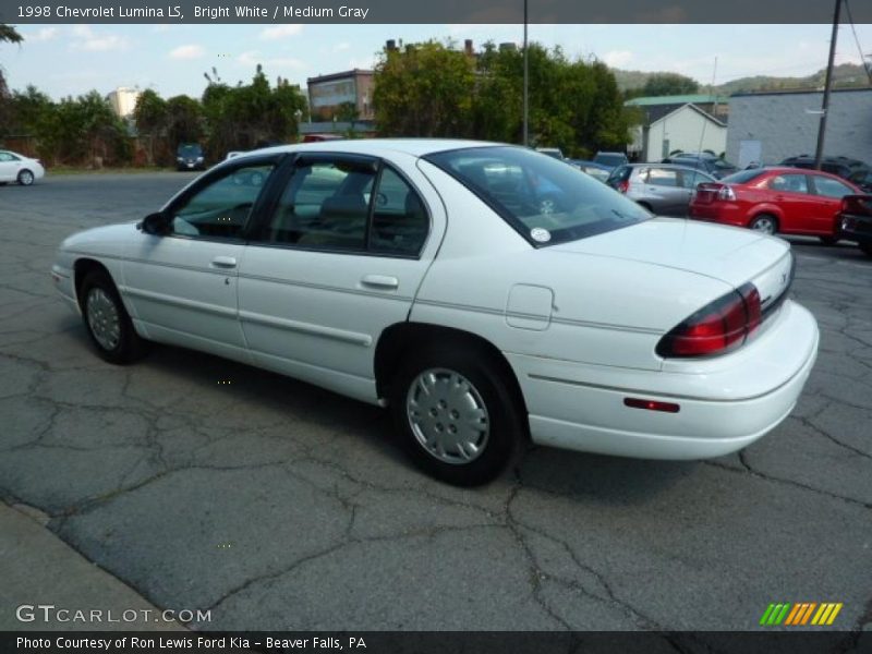 Bright White / Medium Gray 1998 Chevrolet Lumina LS