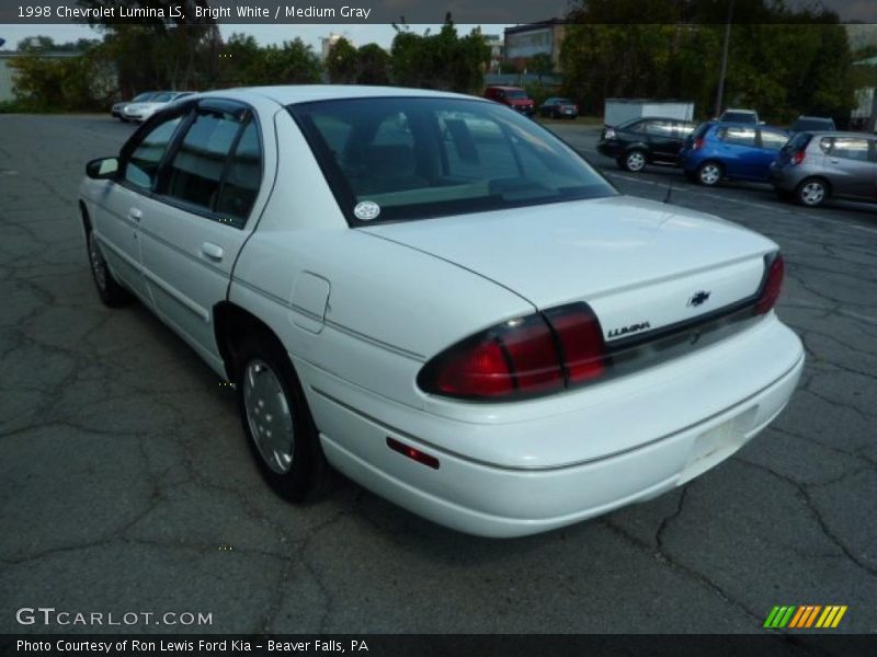 Bright White / Medium Gray 1998 Chevrolet Lumina LS