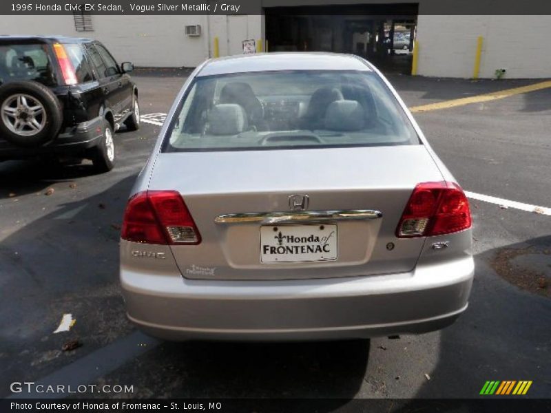 Vogue Silver Metallic / Gray 1996 Honda Civic EX Sedan