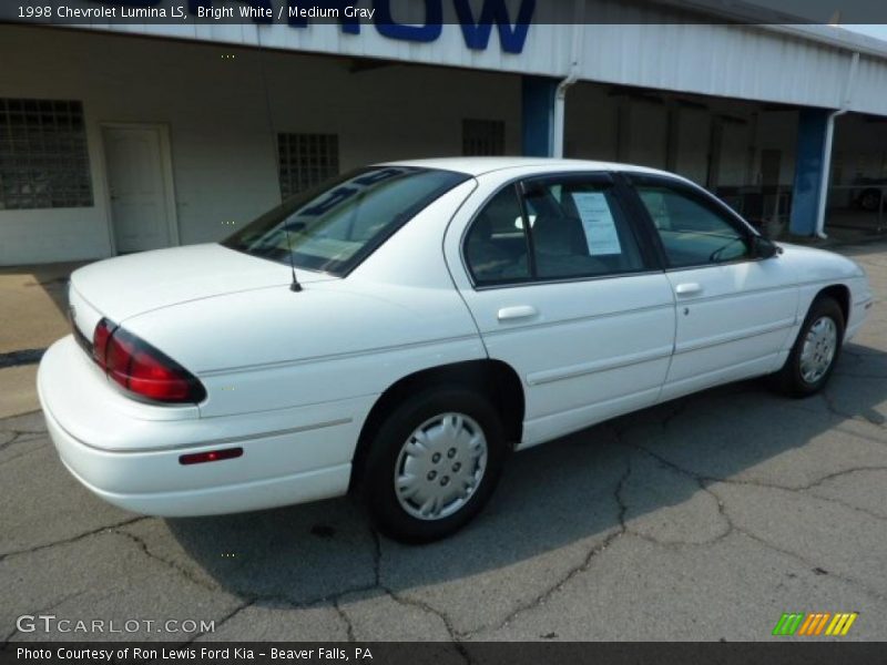 Bright White / Medium Gray 1998 Chevrolet Lumina LS