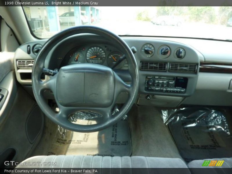 Bright White / Medium Gray 1998 Chevrolet Lumina LS