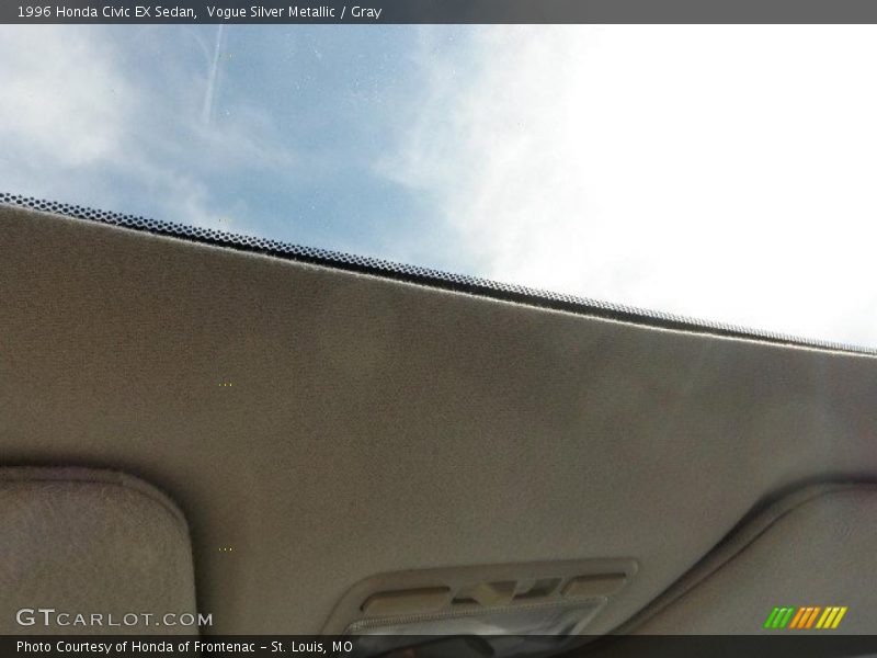 Vogue Silver Metallic / Gray 1996 Honda Civic EX Sedan