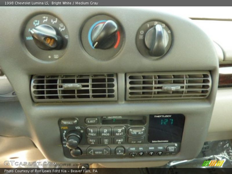 Bright White / Medium Gray 1998 Chevrolet Lumina LS