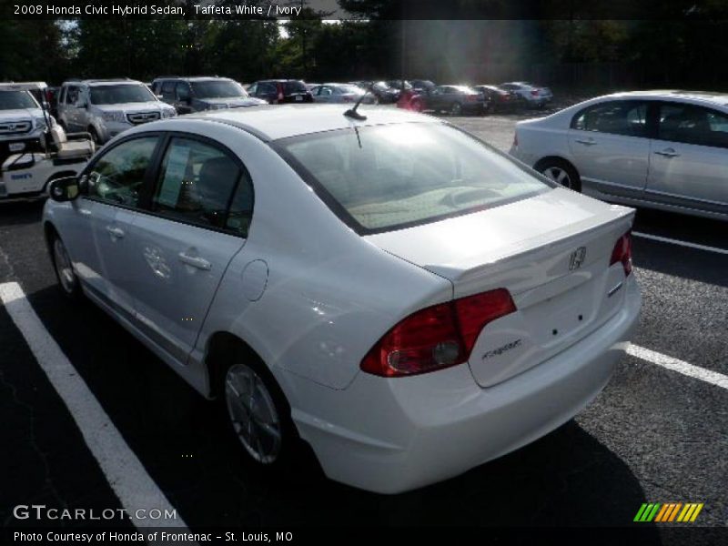 Taffeta White / Ivory 2008 Honda Civic Hybrid Sedan